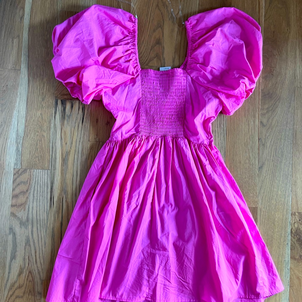 Puff Sleeve Dress - Picture 3 of 4